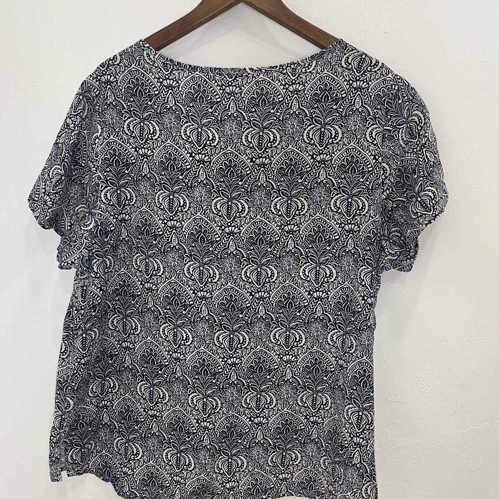 Rachel Zoe 100% Linen Blouse Top Women’s Size 1X Plus - Picture 2 of 7